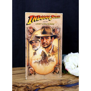 Indiana Jones and the Last Crusade VHS 1989 LucasFilm Production Spielberg Film